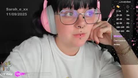 Sarah online show from 11/10/25, 01:48