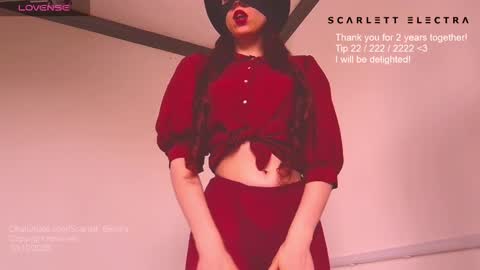 SCARLETT ELECTRA  -  online show from 10/10/25, 03:22