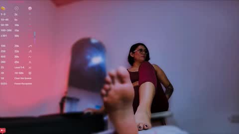 Snapshot of scarlettredsins chatting on 02/16/26, 06:15 Danna online show from 02/16/26, 06:15