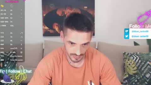 Snapshot of secret_sir chatting on 07/02/26, 10:38 Dean Carter online show from 07/02/26, 10:38