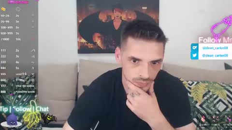 Snapshot of secret_sir chatting on 07/18/26, 10:35 Dean Carter online show from 07/18/26, 10:35