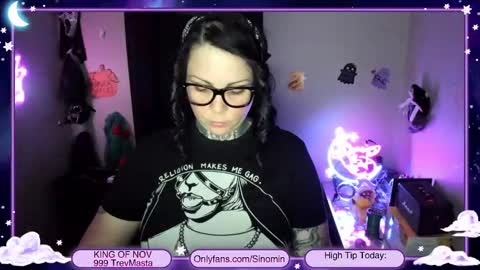 Sinomin online show from 11/22/25, 11:59