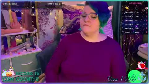 Snapshot of sirenwilde chatting on 05/24/26, 02:49 Siren Wilde online show from 05/24/26, 02:49