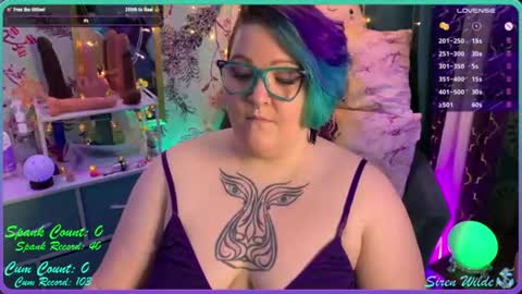 Snapshot of sirenwilde chatting on 06/29/26, 02:51 Siren Wilde online show from 06/29/26, 02:51