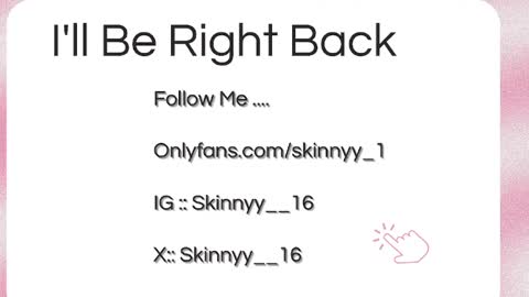 Skinnyy   online show from 05/18/26, 03:35