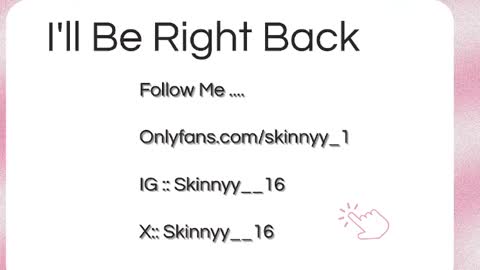 Skinnyy   online show from 05/29/26, 09:07