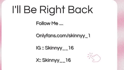 Skinnyy   online show from 06/15/26, 06:59