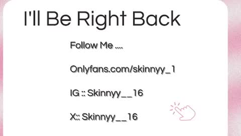 Skinnyy   online show from 07/13/26, 08:17