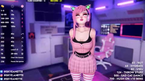 SkyeAnette online show from 11/21/25, 02:10