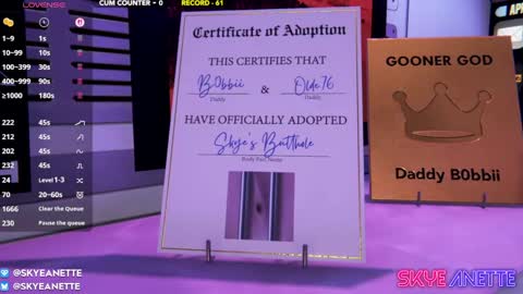 SkyeAnette online show from 04/27/26, 01:14