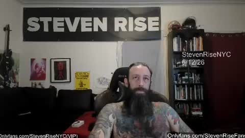 Snapshot of stevenrisenyc chatting on 06/12/26, 10:58 StevenRiseNYC online show from 06/12/26, 10:58