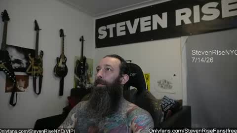Snapshot of stevenrisenyc chatting on 07/14/26, 11:49 StevenRiseNYC online show from 07/14/26, 11:49
