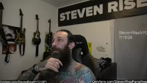 Snapshot of stevenrisenyc chatting on 07/15/26, 10:42 StevenRiseNYC online show from 07/15/26, 10:42