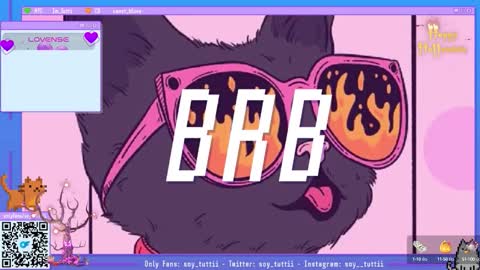 Snapshot of sweet_bluee chatting on 10/13/25, 01:00 Tutti  online show from 10/13/25, 01:00