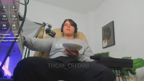 Snapshot of thom_ohtani chatting on 06/18/26, 11:42 thom_ohtani online show from 06/18/26, 11:42