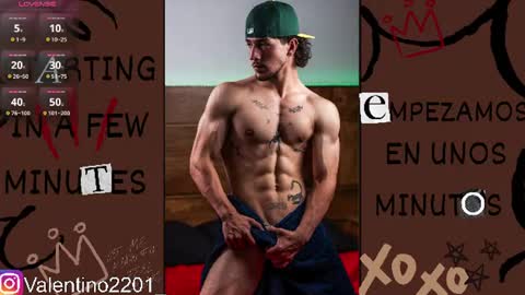 Snapshot of valentino_2201 chatting on 07/03/26, 01:56 Valentino - 15 OFF valentino2201 online show from 07/03/26, 01:56