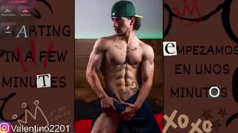 Snapshot of valentino_2201 chatting on 07/17/26, 03:13 Valentino - 15 OFF valentino2201 online show from 07/17/26, 03:13