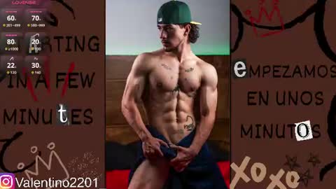 Snapshot of valentino_2201 chatting on 08/01/26, 12:21 Valentino - 15 OFF valentino2201 online show from 08/01/26, 12:21
