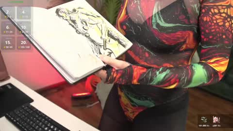Snapshot of velvetvalkyries chatting on 01/19/25, 04:57 CLEOshort hair  TIna long hair  online show from 01/19/25, 04:57