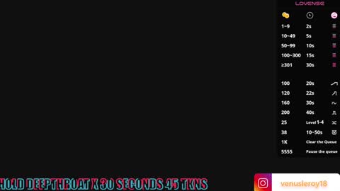 Snapshot of venus_leroy chatting on 01/09/25, 11:56 Venus online show from 01/09/25, 11:56