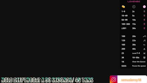 Snapshot of venus_leroy chatting on 02/15/25, 01:31 Venus online show from 02/15/25, 01:31
