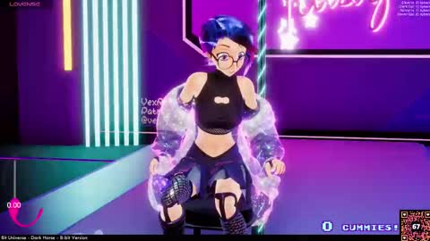 Snapshot of vexruby chatting on 09/28/25, 12:05 Vex Ruby online show from 09/28/25, 12:05