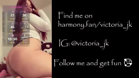 Snapshot of victoriajk chatting on 09/10/25, 12:05 Victoria online show from 09/10/25, 12:05