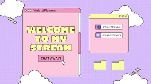 Snapshot of violetttflowers chatting on 06/23/26, 12:30 Violet Flowers online show from 06/23/26, 12:30