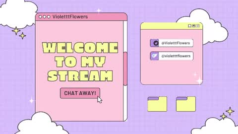 Snapshot of violetttflowers chatting on 07/20/26, 09:06 Violet Flowers online show from 07/20/26, 09:06