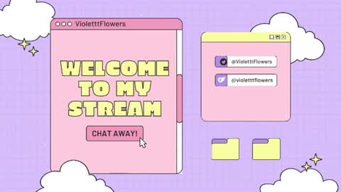 Snapshot of violetttflowers chatting on 07/26/26, 07:54 Violet Flowers online show from 07/26/26, 07:54