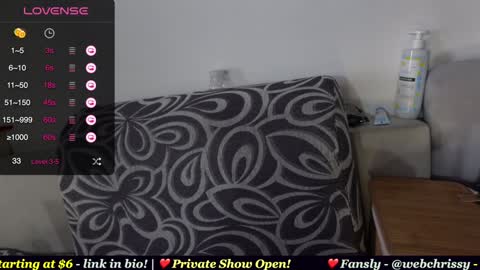 Chrissy online show from 01/25/25, 07:49