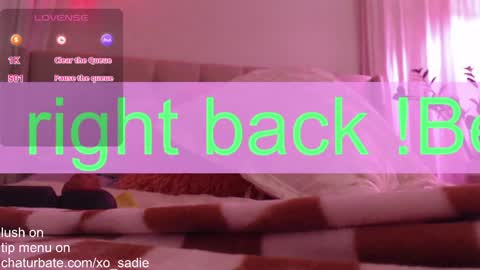 Snapshot of xo_sadie chatting on 06/01/26, 07:21 Xo Sadie online show from 06/01/26, 07:21