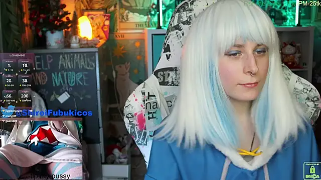 ShiroiFubuki online show from 01/01/25, 06:59