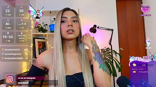 Yeriawaddell  online show from 01/31/25, 04:03