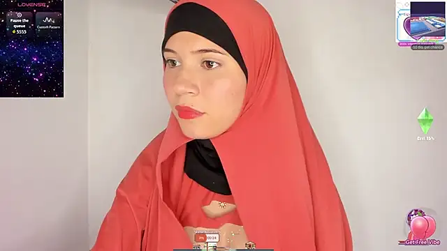 hanaa 18 online show from 10/18/25, 03:09