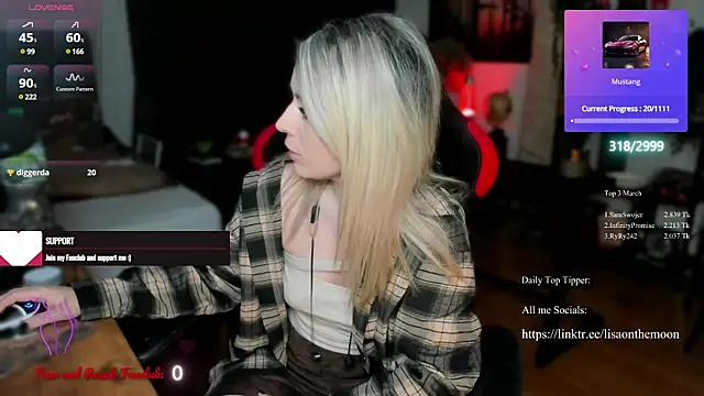 Lisaonthemoon online show from 03/13/25, 06:34