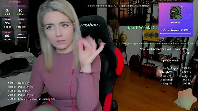 Lisaonthemoon online show from 03/07/26, 07:33