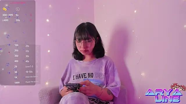 arysUwU online show from 12/21/25, 02:19