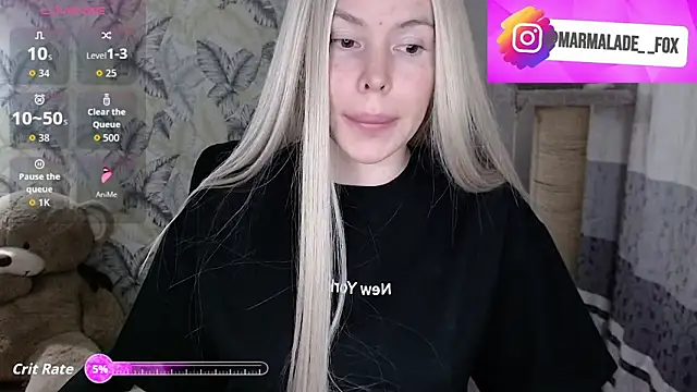 Marmalade Fox online show from 03/13/26, 02:34