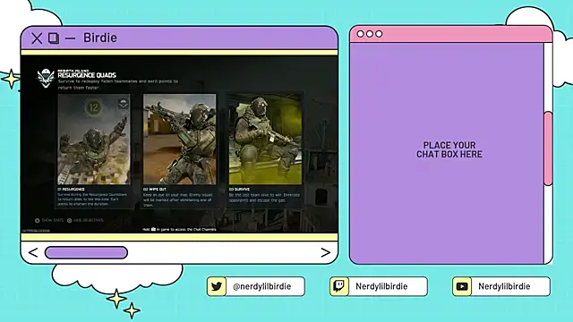 Snapshot of Nerdylilbirdie chatting on 01/09/26, 07:33 Nerdylilbirdie online show from 01/09/26, 07:33