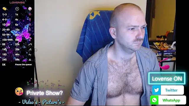 RealManHaveHairy online show from 04/17/26, 06:00