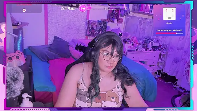 MegariaB online show from 12/03/24, 04:03