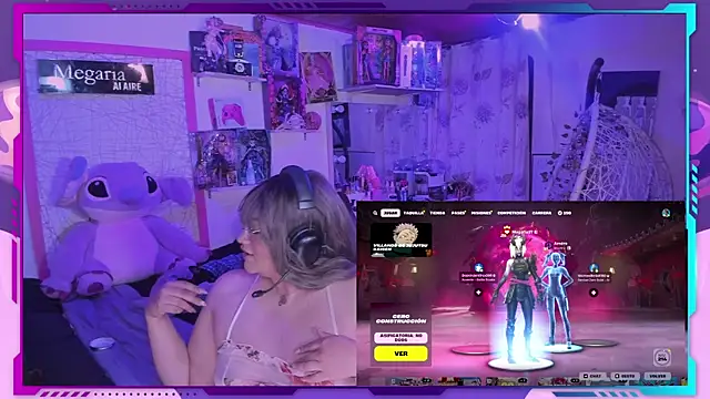 MegariaB online show from 02/08/25, 07:37