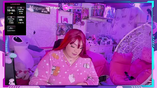 MegariaB online show from 02/19/25, 05:05