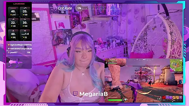 MegariaB online show from 02/22/25, 07:56