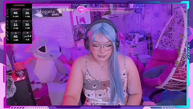 MegariaB online show from 02/25/25, 04:35