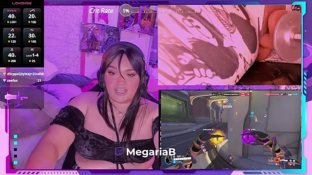 MegariaB online show from 03/10/25, 07:42