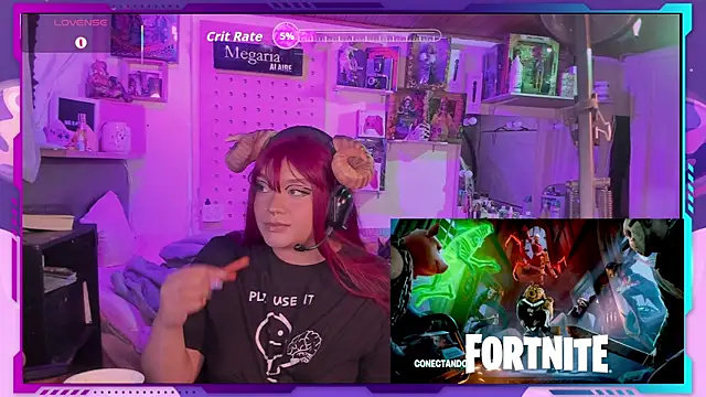 MegariaB online show from 10/11/25, 03:50