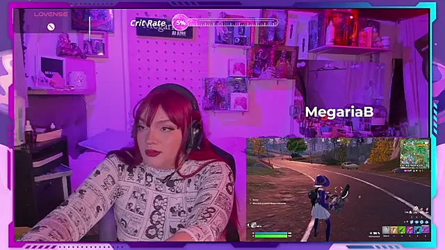 MegariaB online show from 10/19/25, 04:24