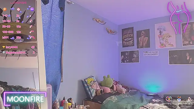 Snapshot of moonfiredancer chatting on 01/24/25, 04:39 moonfiredancer online show from 01/24/25, 04:39